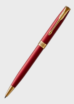Шариковая ручка Parker Sonnet 17 Red Lacquer GT BP 86 232, фото